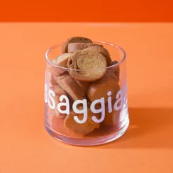 Coppetta vetro scritta Assaggiami 220 ml