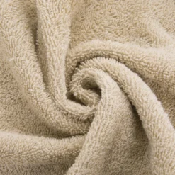 Coppia asciugamani viso e ospite spugna beige