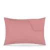 Coppia federe cotone corallo