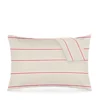 Coppia federe cotone righe beige