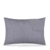 Coppia federe 50x80 cm melange blu