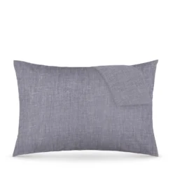 Coppia federe 50x80 cm melange blu
