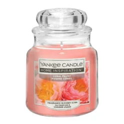 Coral Peony, candela in giara media Yankee Candle