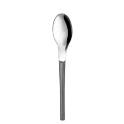 Cucchiaio in acciaio inox manico grigio Eme