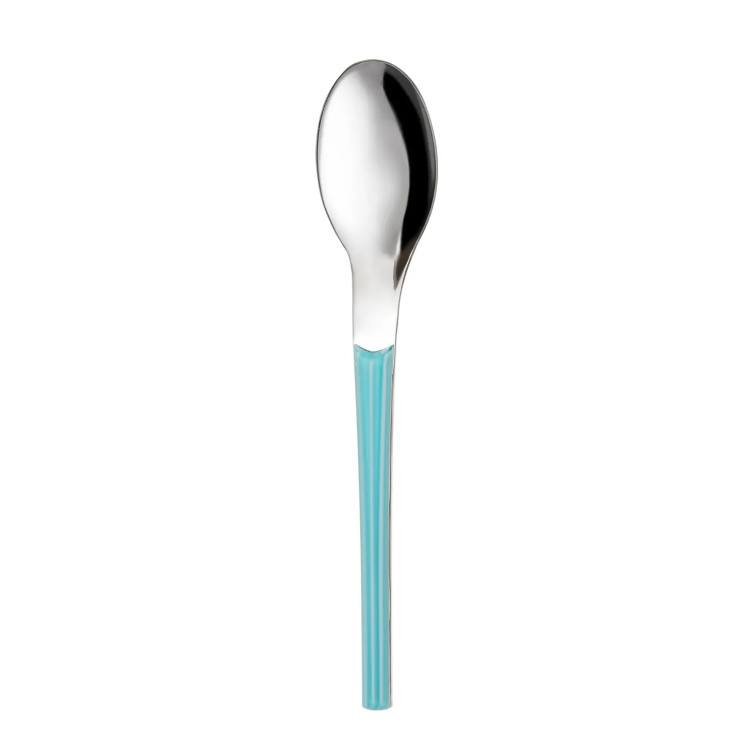 Cucchiaio in acciaio inox manico turchese Eme