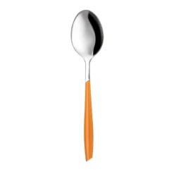 Cucchiaio tavola sfuso arancione in acciaio inox Silhouette