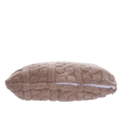 Cuscino arredo cammello jaquard sherpa 45x45 cm