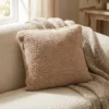 Cuscino arredo cammello sherpa 45x45 cm