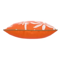 Cuscino arredo idrorepellente 40x40 cm palme arancio