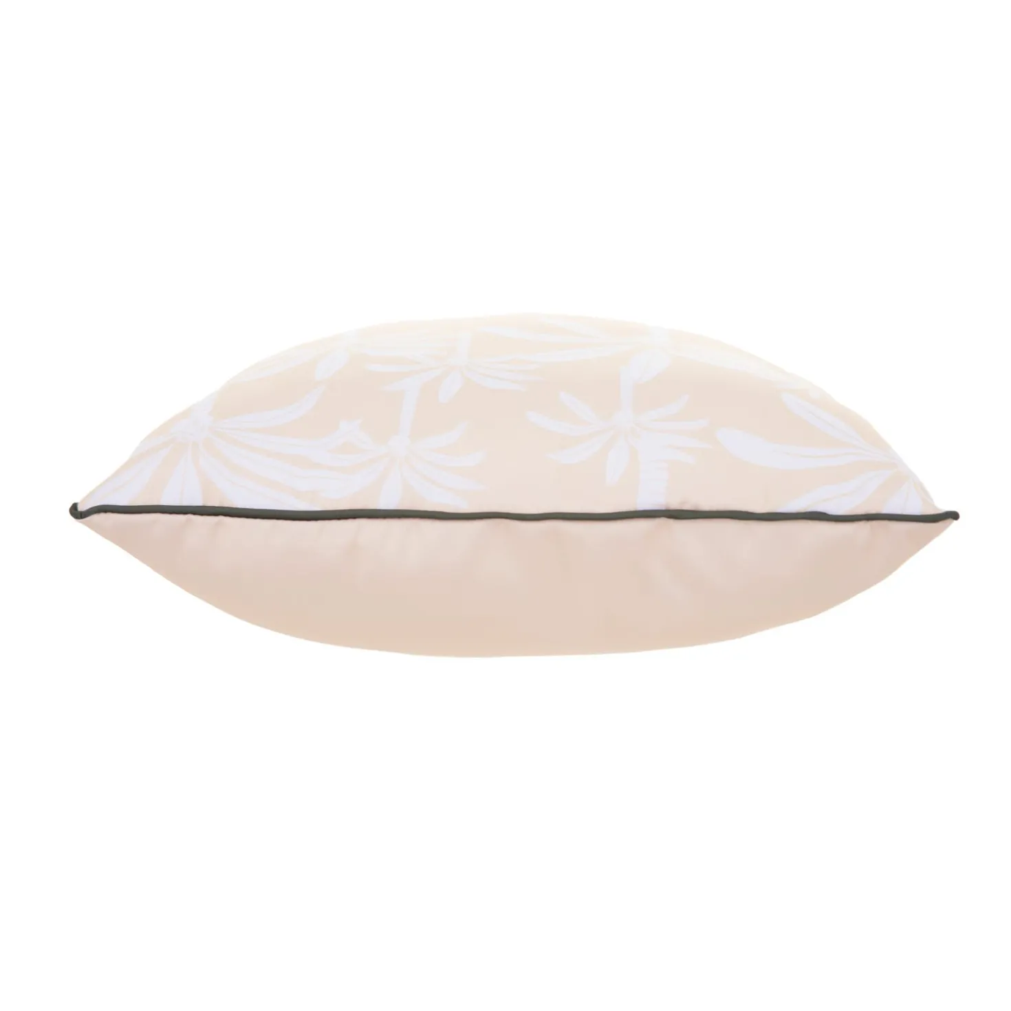 Cuscino arredo idrorepellente 50x50 cm palme beige