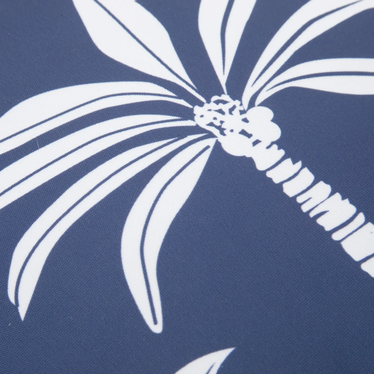 Cuscino arredo idrorepellente 40x40 cm palme blu