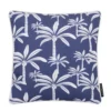 Cuscino arredo idrorepellente 50x50 cm palme blu