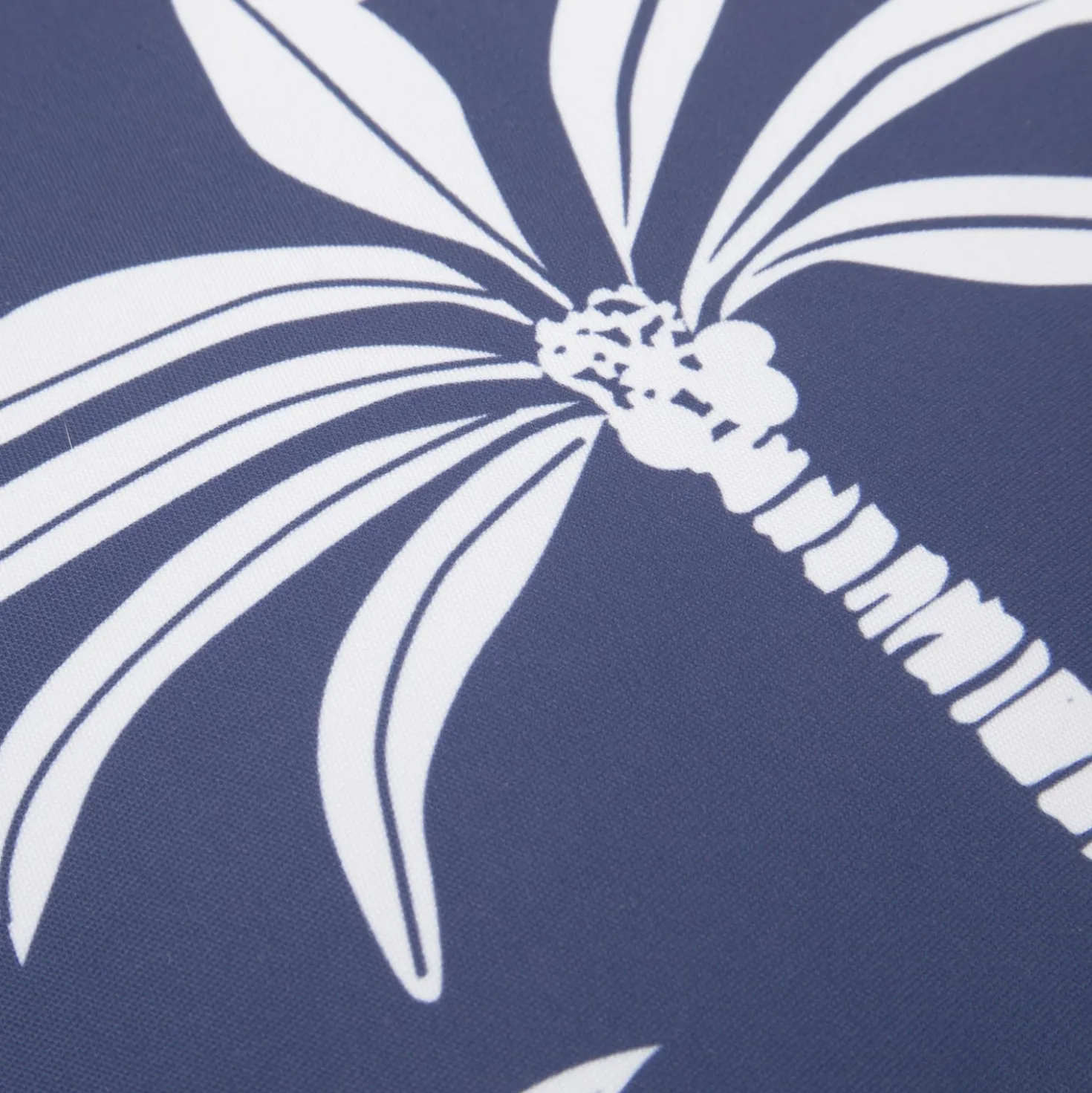 Cuscino arredo idrorepellente 50x50 cm palme blu