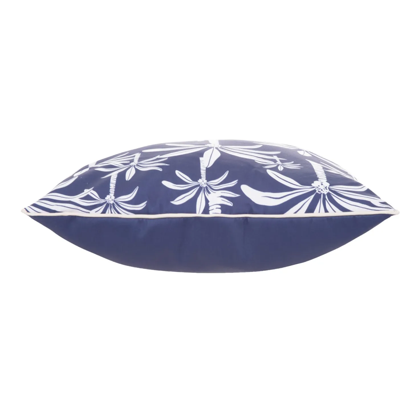 Cuscino arredo idrorepellente 50x50 cm palme blu