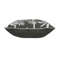 Cuscino arredo idrorepellente 50x50 cm palme grigio