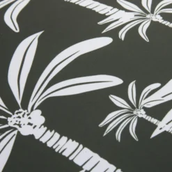 Cuscino arredo idrorepellente 50x50 cm palme grigio