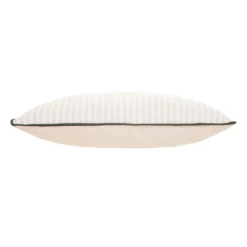 Cuscino arredo idrorepellente 30x50 cm righe beige