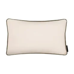 Cuscino arredo idrorepellente 30x50 cm righe beige