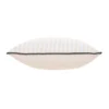 Cuscino arredo idrorepellente 30x30 cm righe beige
