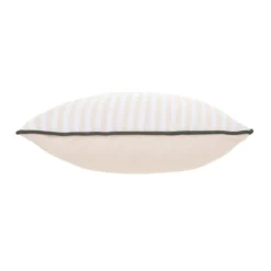 Cuscino arredo idrorepellente 30x30 cm righe beige