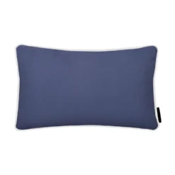 Cuscino arredo idrorepellente 30x50 cm righe blu