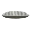Cuscino arredo idrorepellente 30x50 cm righe grigio
