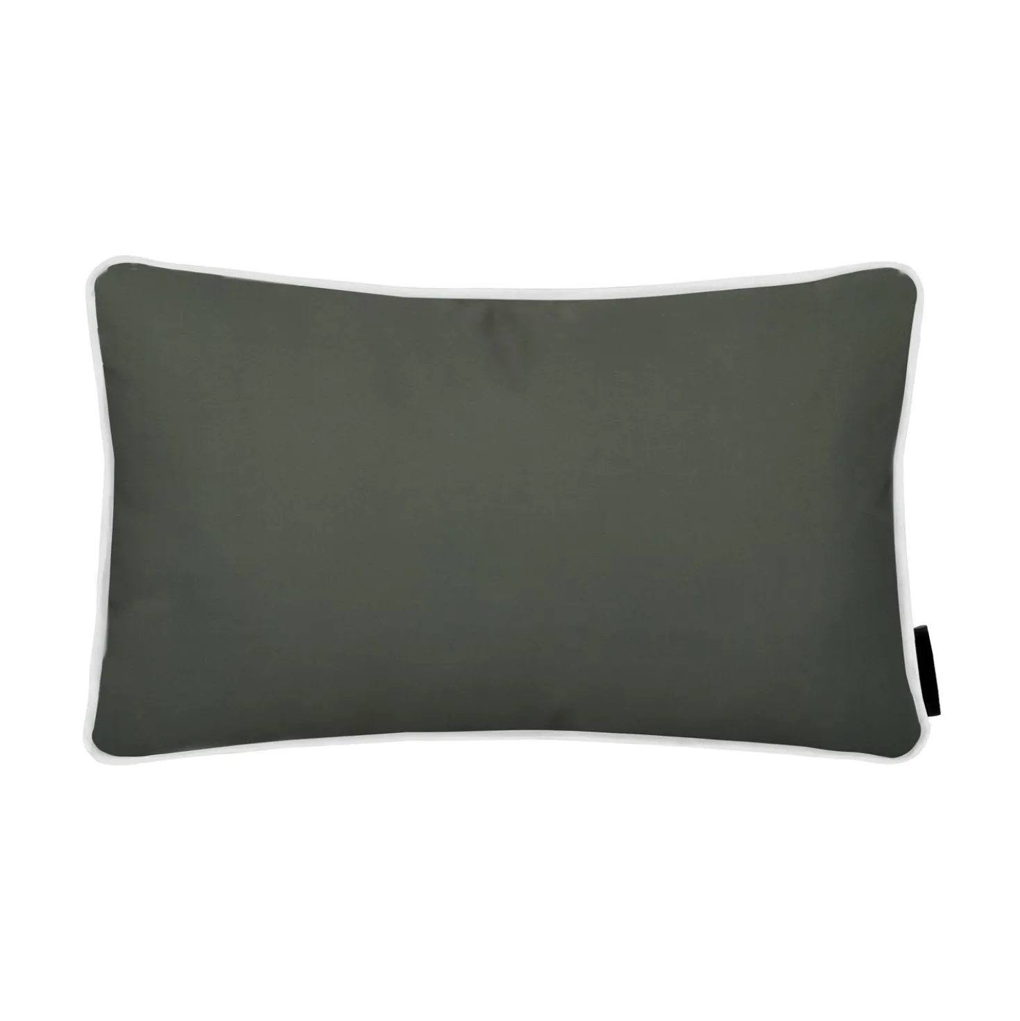 Cuscino arredo idrorepellente 30x50 cm righe grigio