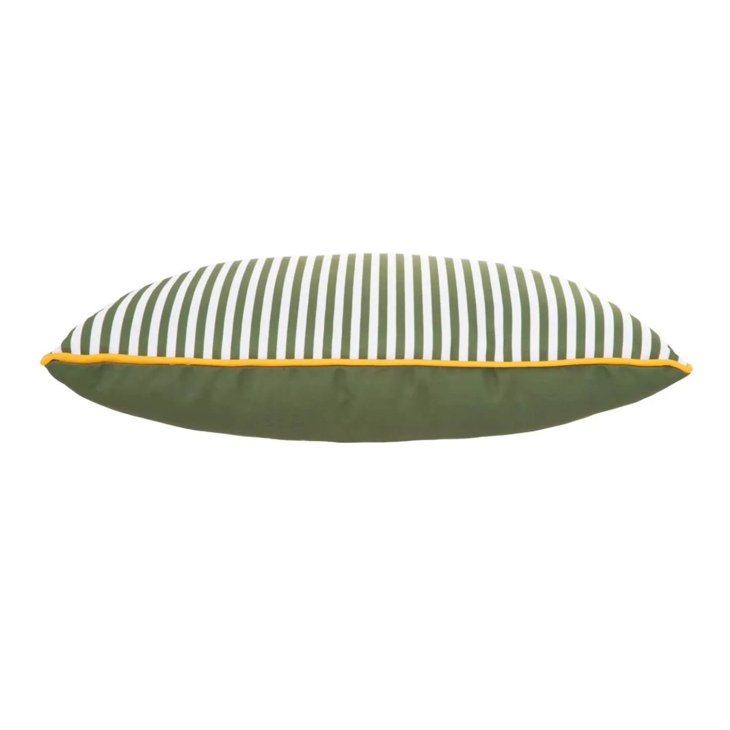 Cuscino arredo idrorepellente 30x50 cm righe verde