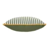 Cuscino arredo idrorepellente 30x30 cm righe verde