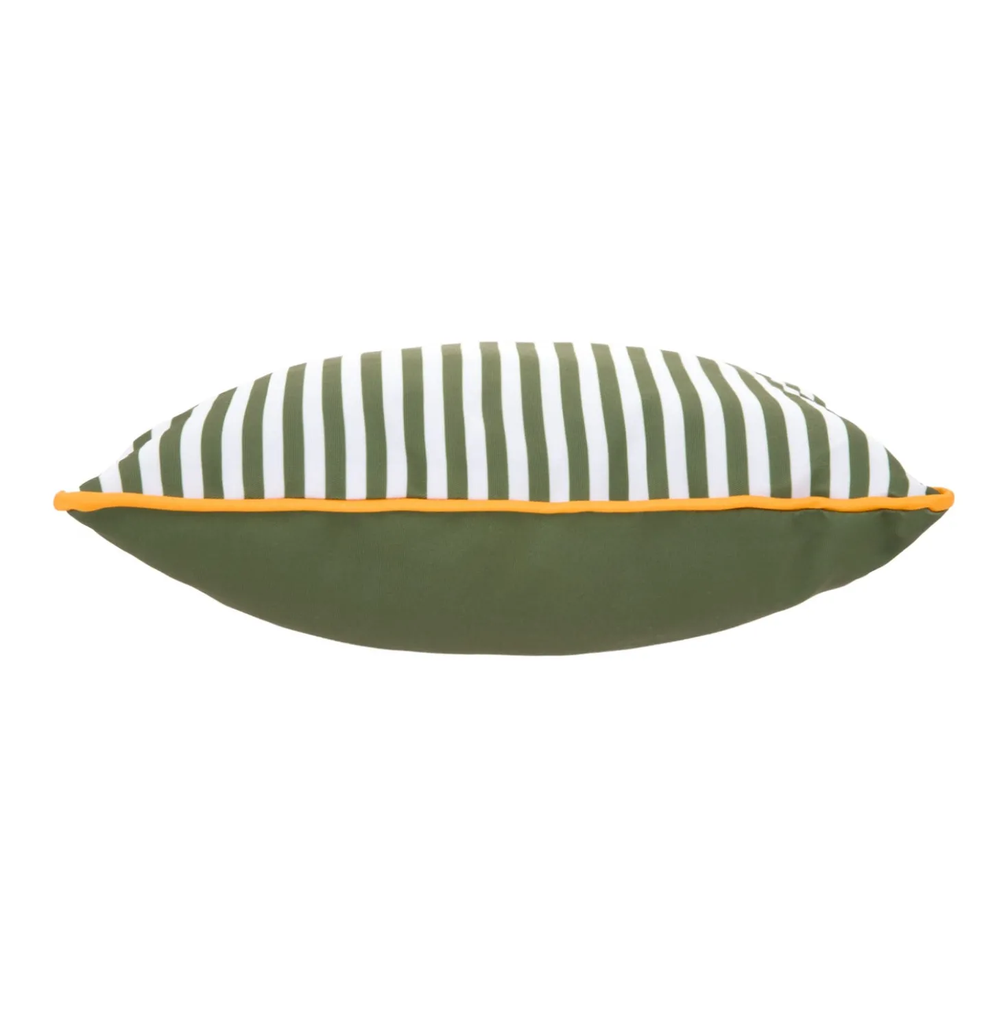 Cuscino arredo idrorepellente 30x30 cm righe verde