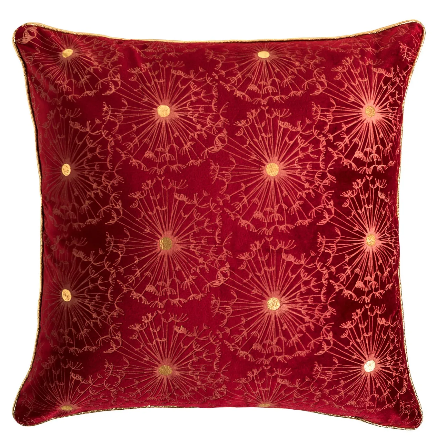 Cuscino arredo 40x40 cm Dandelion bordeaux