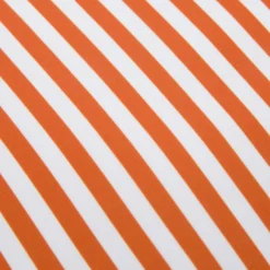 Cuscino cilindrico idrorepellente 18x50 cm righe arancio