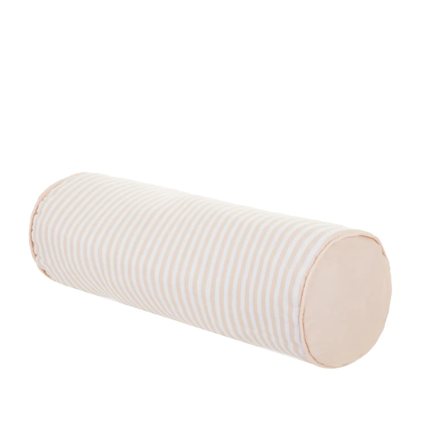 Cuscino cilindrico idrorepellente 18x50 cm righe beige