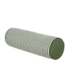 Cuscino cilindrico idrorepellente 18x50 cm righe verde