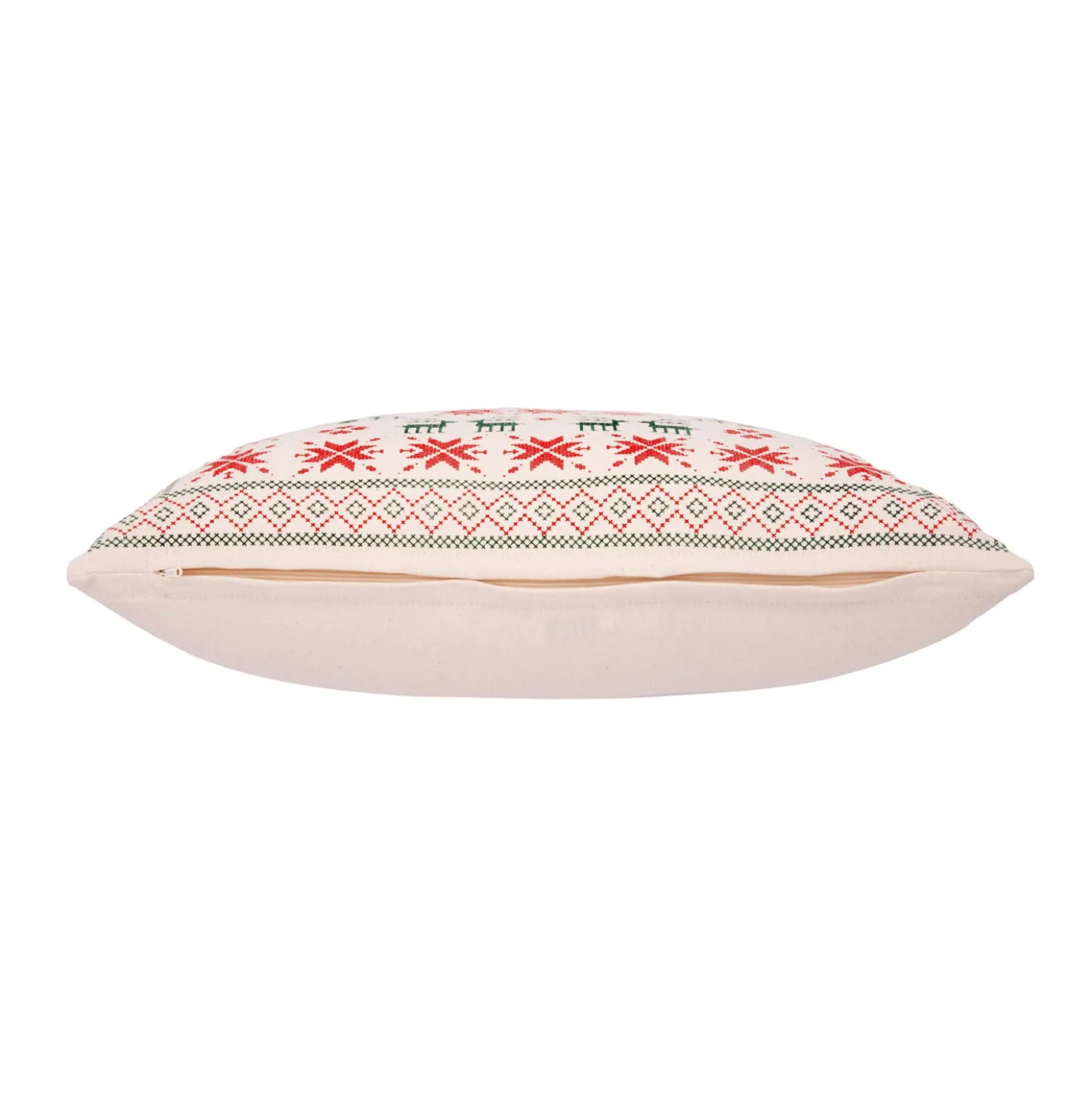 Cuscino divano 45x45 cm bianco renne