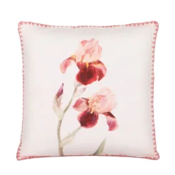 Cuscino divano 45x45 cm fiore iris