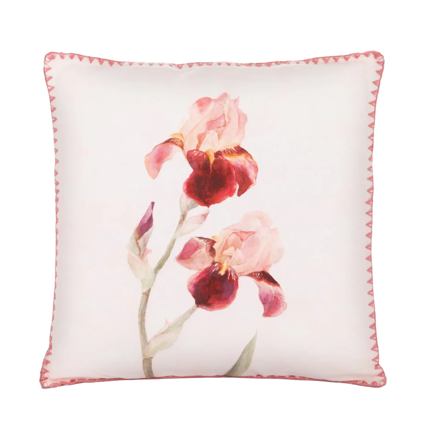 Cuscino divano 45x45 cm fiore iris