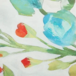 Cuscino divano 45x45 cm fiori acquerello