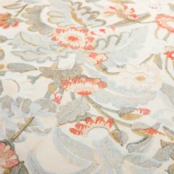 Cuscino divano 45x45 cm fiori corallo
