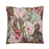 Cuscino divano 45x45 cm fiori rosa