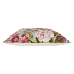 Cuscino divano 45x45 cm fiori rosa