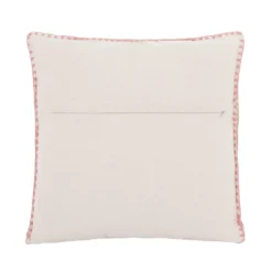 Cuscino divano 45x45 cm fiori rosa cipria