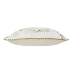 Cuscino divano 45x45 cm fiori verdi