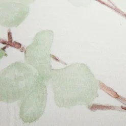 Cuscino divano 45x45 cm fiori verdi