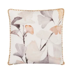 Cuscino divano 45x45 cm foglie ventaglio