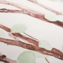 Cuscino divano 45x45 cm foglie verdi