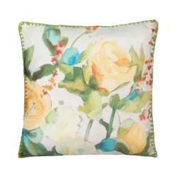 Cuscino divano 45x45 cm rose acquerello