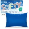 Cuscino guanciale fiocco memory Softy blu