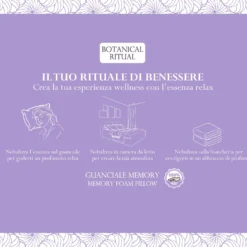 Cuscino guanciale memory con essenza spray