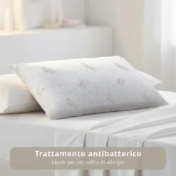 Cuscino guanciale memory ioni argento Health
